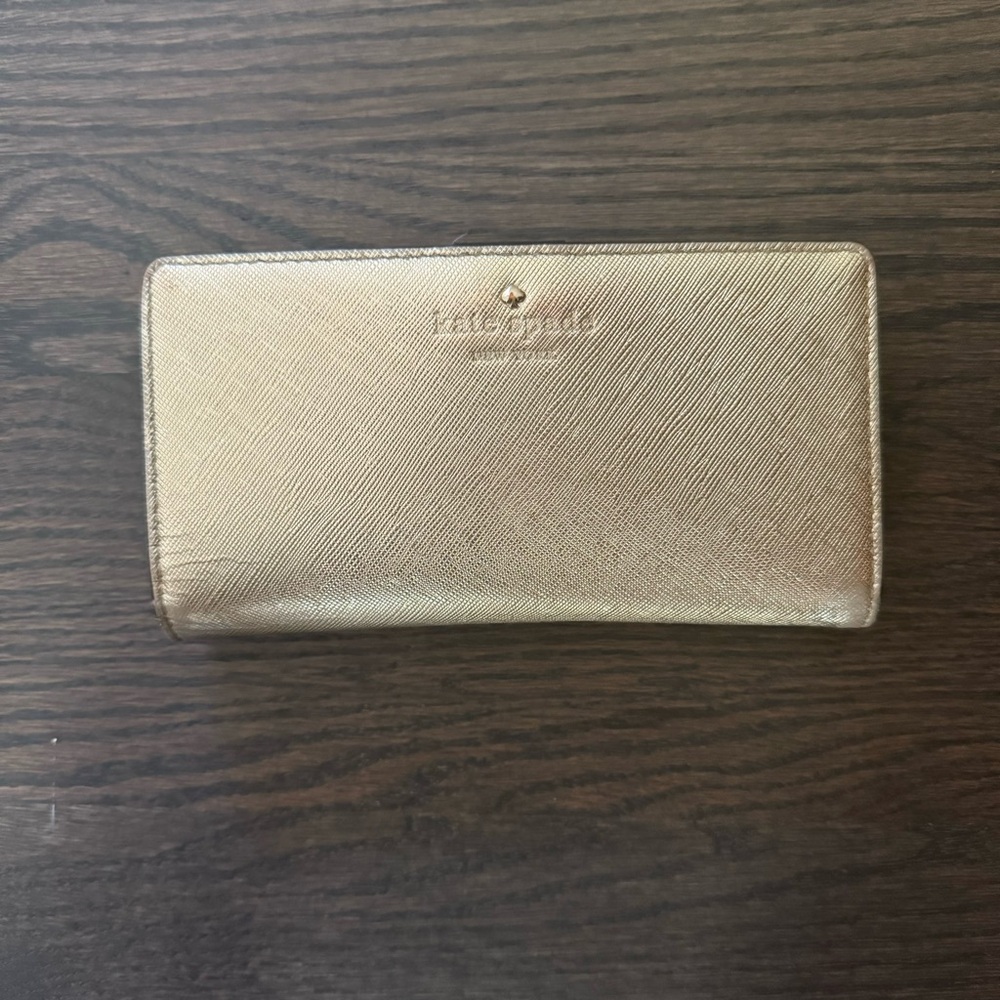 Kate Spade Mica’s Pond Gold Wallet